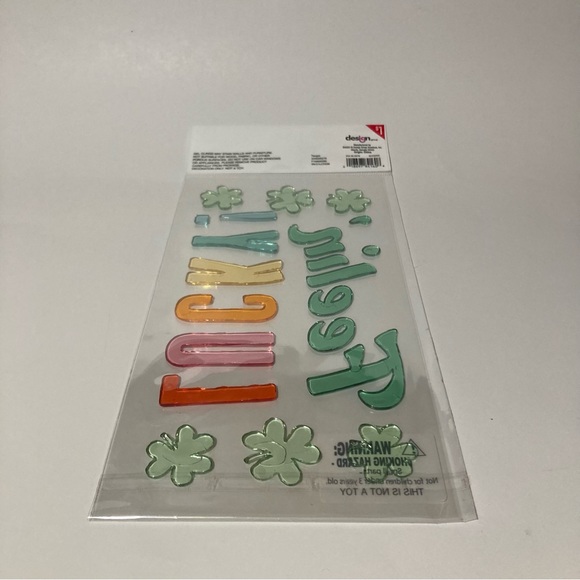 Bundle of 6 Window Gel Cling Decor for St Patty’s Day - Picture 3 of 9